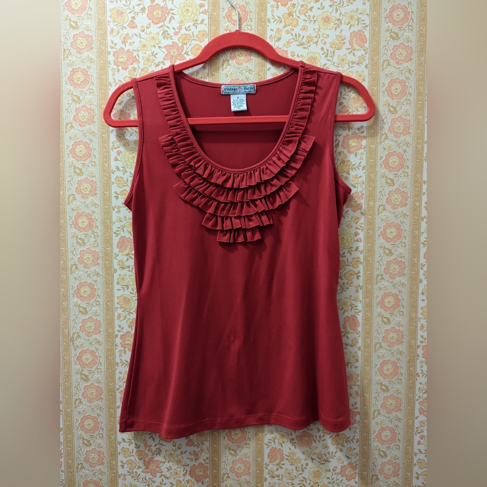 Vintage Suzie Tank Top Blouse